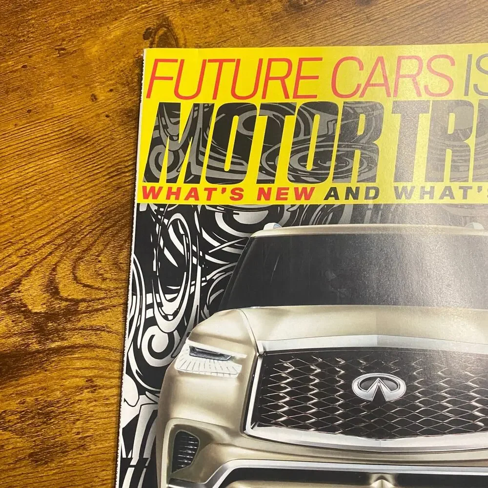 Motor Trend Magazine July 2017 Future Cars Issue Infiniti QX80 Monograph Concept